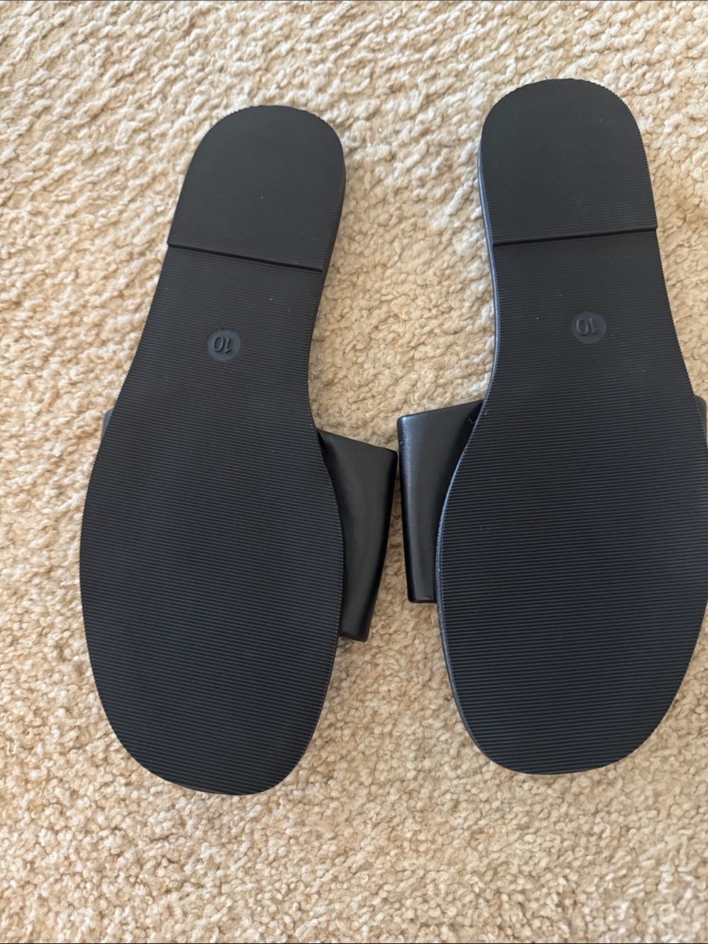 NEW Black Slide Sandals - Picture 4 of 5